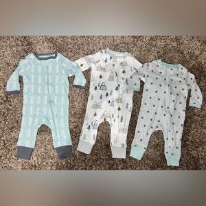 Cloud Island, Target 0/3M Baby Footsies Sleepers, Pajamas